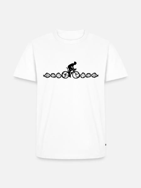 Rennrad - Männer Premium Bio T-Shirt - Weiß