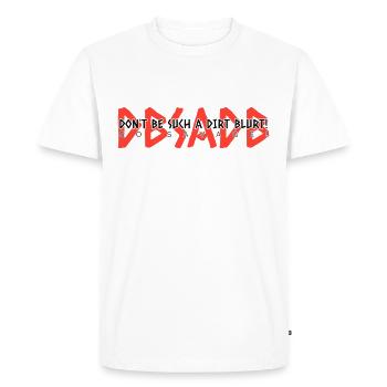 DBSADB Rouge - T-shirt Premium bio Homme - blanc - Devant - Nico (187cm)