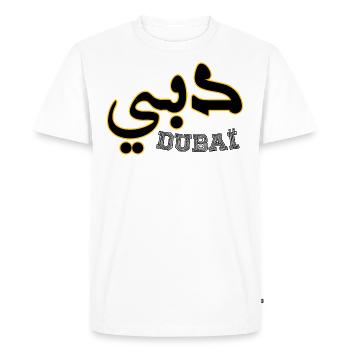 Dubai - Men's Premium Organic T-Shirt - white - Front - Nico (187cm)