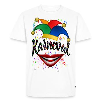 Karneval - Männer Premium Bio T-Shirt - Weiß - Vorne - Nico (187cm)