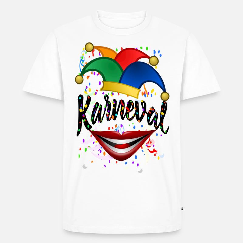 carnaval - T-shirt Premium bio Homme - blanc