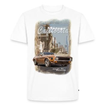 FoMu 2019 Shirt 121 sans marque ni emblème - T-shirt Premium bio Homme - blanc - Devant - Nico (187cm)