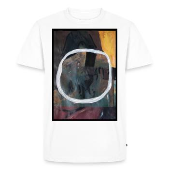 OLTRE, 2020 par massimiliano sbrescia - T-shirt Premium bio Homme - blanc - Devant - Nico (187cm)