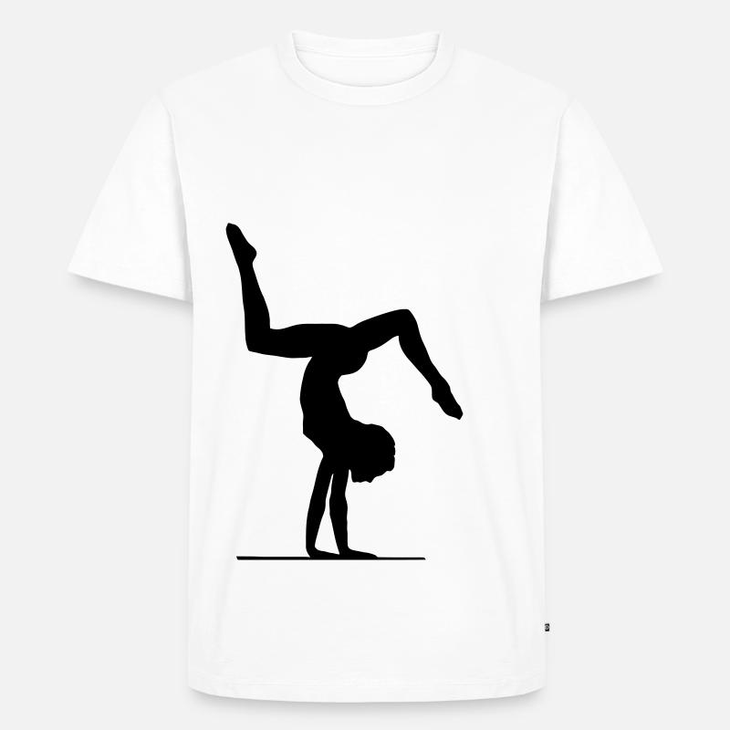 Kunst & Bodenturnen - Männer Premium Bio T-Shirt - Weiß