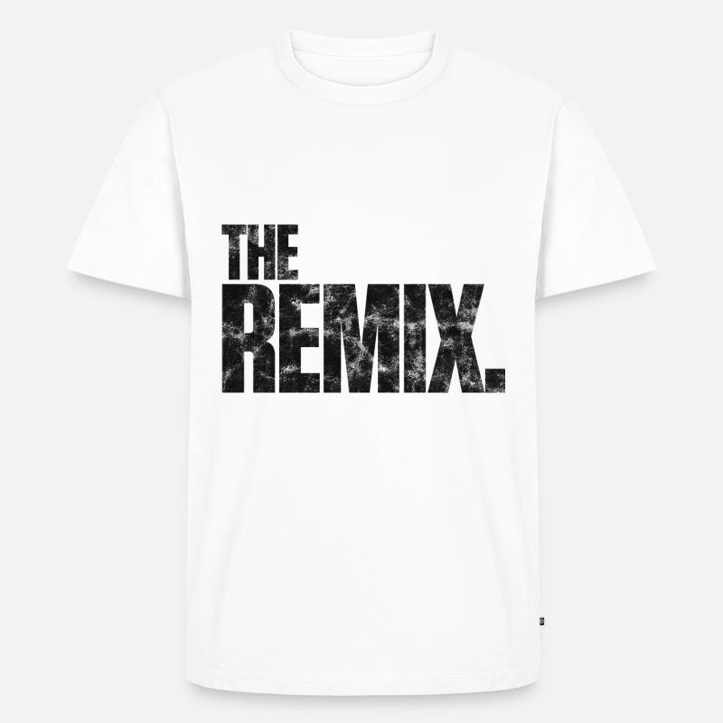 The Remix - Men's Premium Organic T-Shirt - white