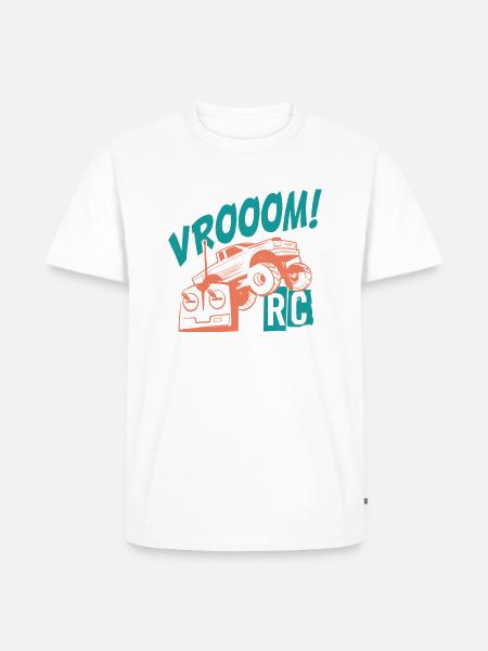 Vrooom! passion rc car - Men's Premium Organic T-Shirt - white