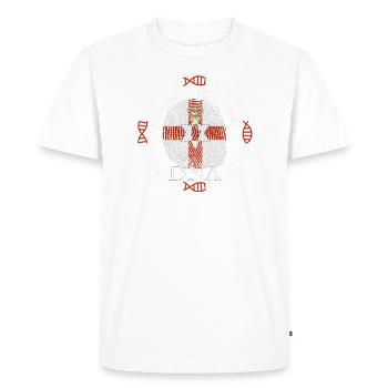 L’Irlande du Nord est dans mon ADN - T-shirt Premium bio Homme - blanc - Devant - Nico (187cm)