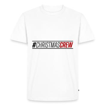 christmas crew - Men's Premium Organic T-Shirt - white - Front - Nico (187cm)