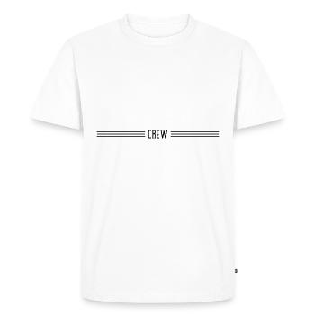 équipage - T-shirt Premium bio Homme - blanc - Devant - Nico (187cm)