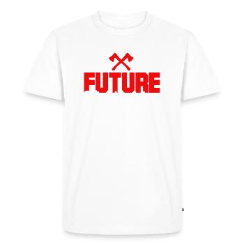Future Firefigther - T-shirt Premium bio Homme - blanc - Devant - Nico (187cm)