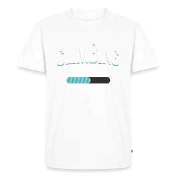 climbing skills loading - Men's Premium Organic T-Shirt - white - Front - Nico (187cm)