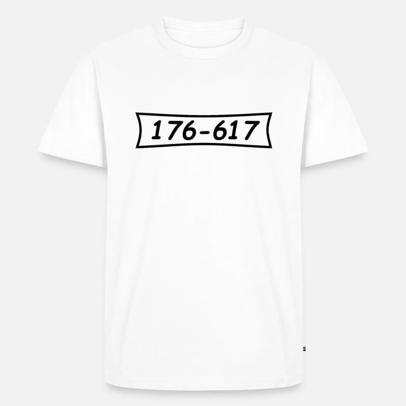 Panzerknacker Nummer 176 617 - Männer Premium Bio T-Shirt - Weiß