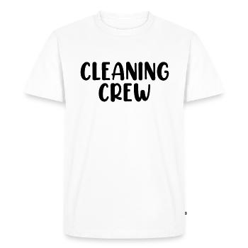 Cleaning Crew Housekeeping Funny Cleaners - Men's Premium Organic T-Shirt - white - Front - Nico (187cm)