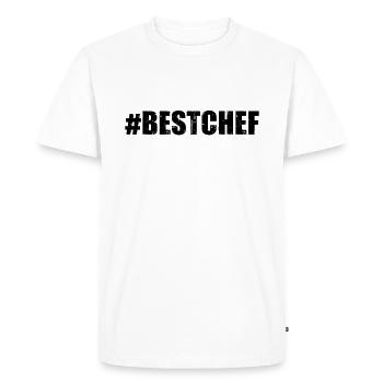 #BestChef Cook Chef Restaurant Cuisine Chefs cuisiniers - T-shirt Premium bio Homme - blanc - Devant - Nico (187cm)