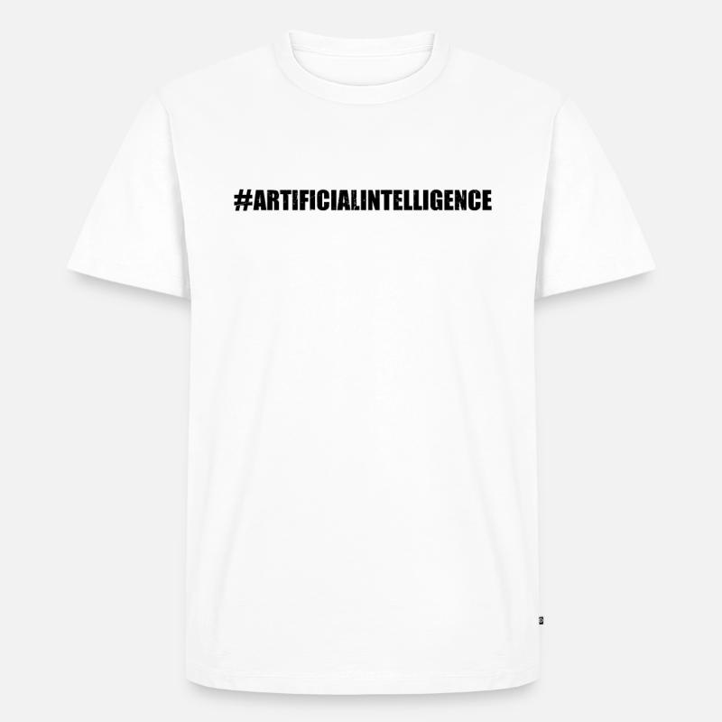 #Artificialintelligence - Machine Learning & AI In - Männer Premium Bio T-Shirt - Weiß