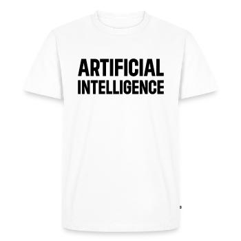 Artificial Intelligence - Ai Artificial Intelligen - Men's Premium Organic T-Shirt - white - Front - Nico (187cm)