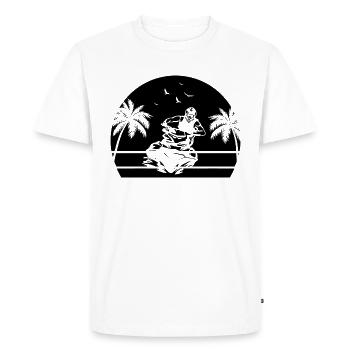 Jetski jet ski Jetski Lover Jetski Racing - Men's Premium Organic T-Shirt - white - Front - Nico (187cm)