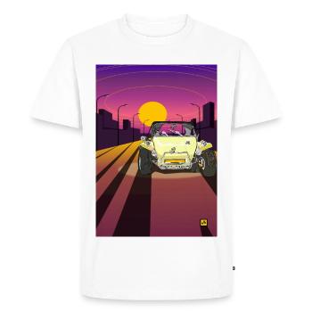 street buggy - Men's Premium Organic T-Shirt - white - Front - Nico (187cm)