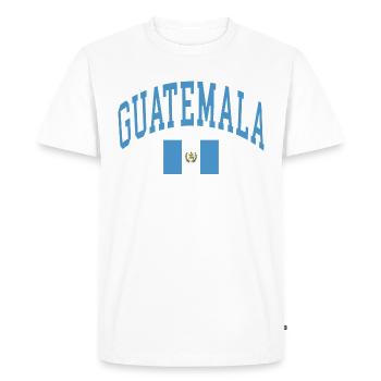 Guatemala - Men's Premium Organic T-Shirt - white - Front - Nico (187cm)