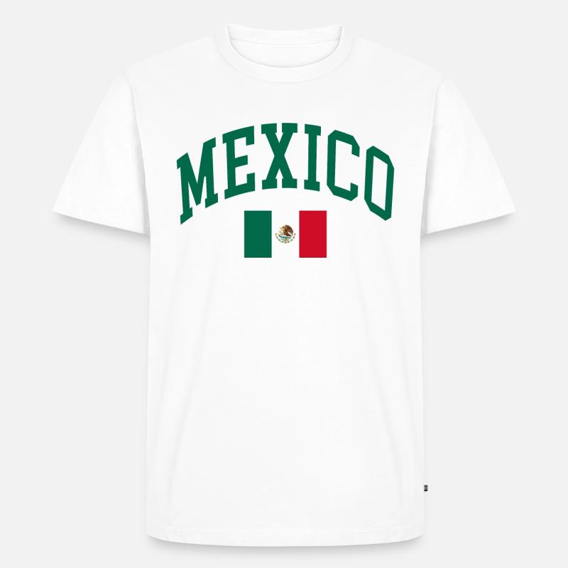 Mexico - Männer Premium Bio T-Shirt - Weiß