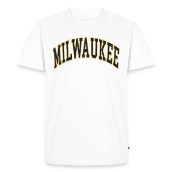 Milwaukee - Men's Premium Organic T-Shirt - white - Front - Nico (187cm)