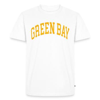 Baie Verte - T-shirt Premium bio Homme - blanc - Devant - Nico (187cm)