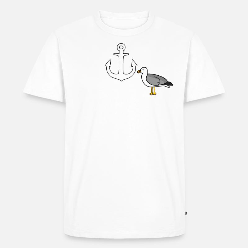 MOIN - Männer Premium Bio T-Shirt - Weiß