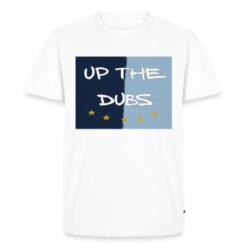 Up The Dubs Cinq Étoiles - T-shirt Premium bio Homme - blanc - Devant - Nico (187cm)