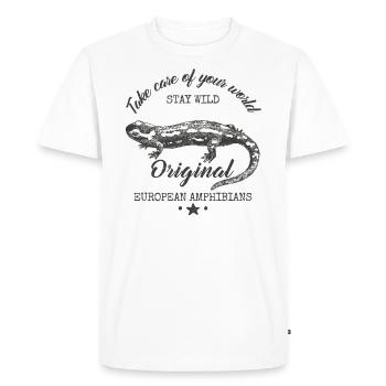 Stay Wild - T-shirt Premium bio Homme - blanc - Devant - Nico (187cm)