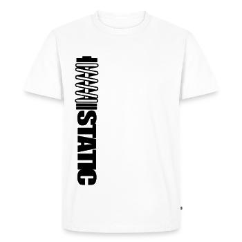 Static - T-shirt Premium bio Homme - blanc - Devant - Nico (187cm)