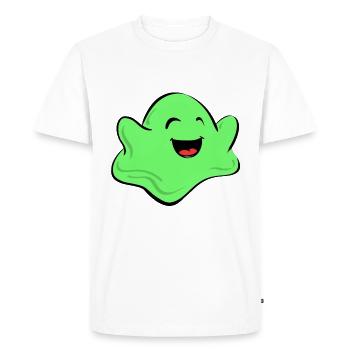 Great mucus! Until slime! - Men's Premium Organic T-Shirt - white - Front - Nico (187cm)