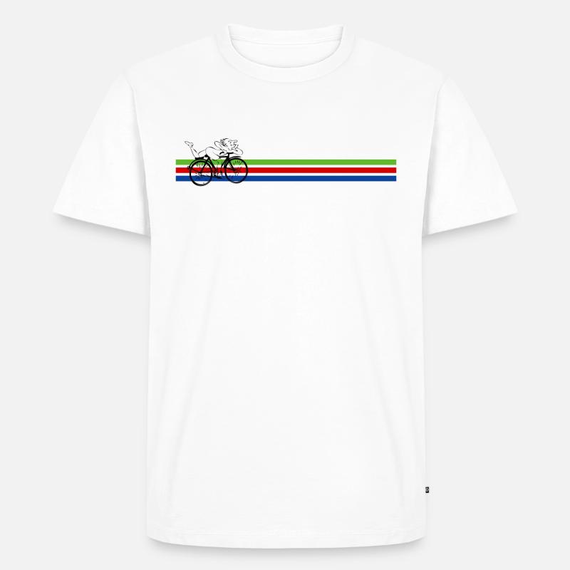 Albert Hoffmann - Männer Premium Bio T-Shirt - Weiß