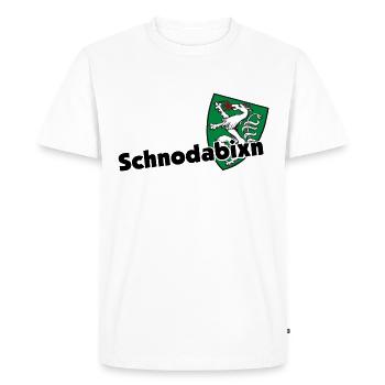 Schnodabixn dialecte styrie cadeau de styrie - T-shirt Premium bio Homme - blanc - Devant - Nico (187cm)