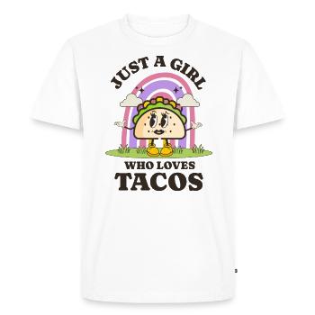 Taco - T-shirt Premium bio Homme - blanc - Devant - Nico (187cm)