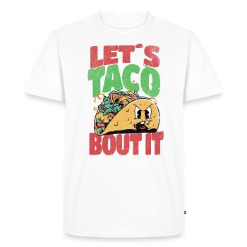 Taco - T-shirt Premium bio Homme - blanc - Devant - Nico (187cm)
