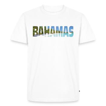 Bahamas - T-shirt Premium bio Homme - blanc - Devant - Nico (187cm)
