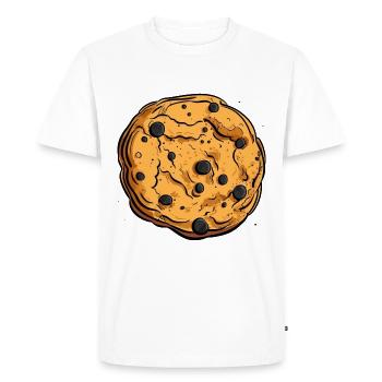 A delicious biscuit - Men's Premium Organic T-Shirt - white - Front - Nico (187cm)