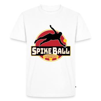 Color changeable-Roundnet Spikeball Spikeball Player - Men's Premium Organic T-Shirt - white - Front - Nico (187cm)