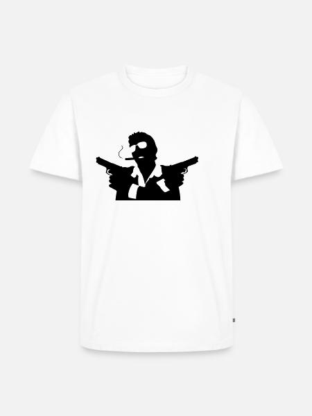 for the Mafia - Men's Premium Organic T-Shirt - white
