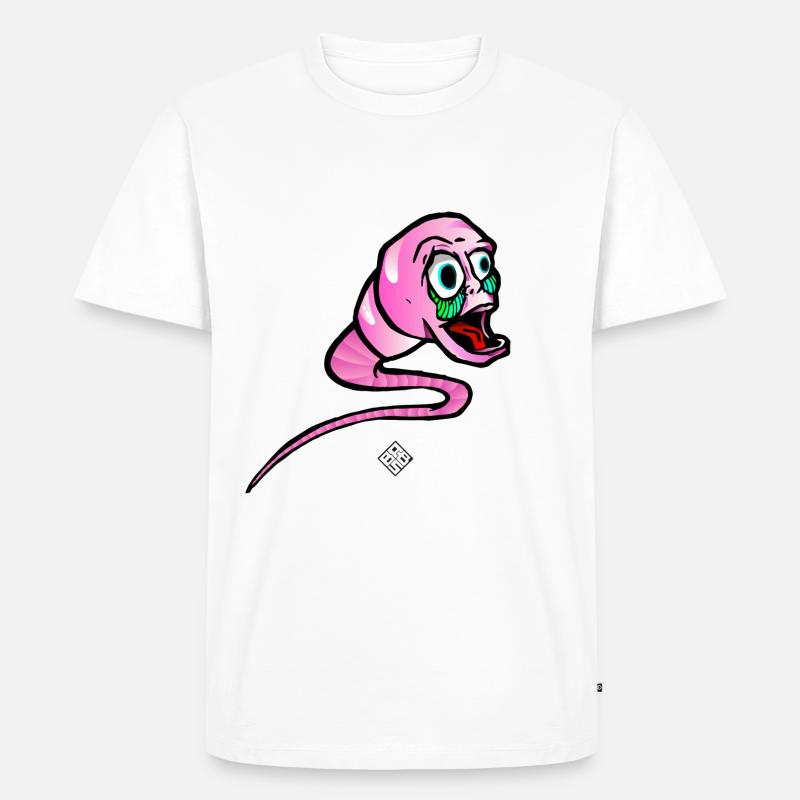 Spermo-Herkunft - Männer Premium Bio T-Shirt - Weiß