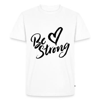 fort - T-shirt Premium bio Homme - blanc - Devant - Nico (187cm)