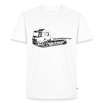 Tow truck towing service towing service - Men's Premium Organic T-Shirt - white - Front - Nico (187cm)