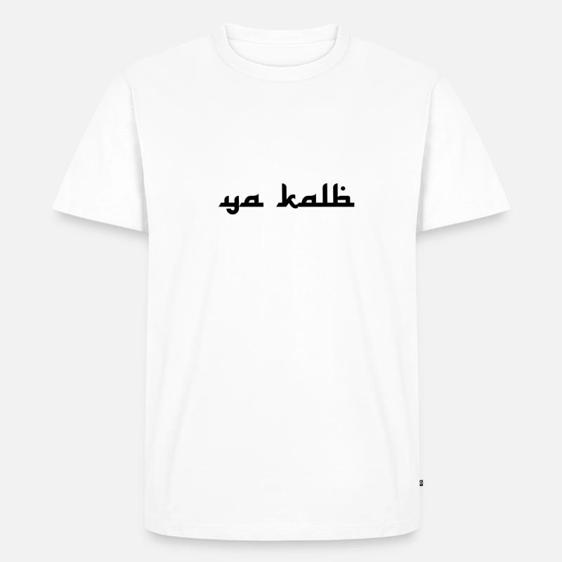 Ya Kalb - Männer Premium Bio T-Shirt - Weiß