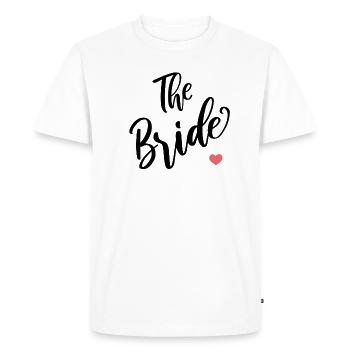 La mariée - T-shirt Premium bio Homme - blanc - Devant - Nico (187cm)