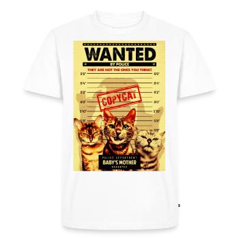 Copycat - T-shirt Premium bio Homme - blanc - Devant - Nico (187cm)