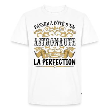 Astronaute | le Meilleur cadeau Astronaute - T-shirt Premium bio Homme - blanc - Devant - Nico (187cm)