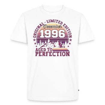 Original Décembre 1996 Cadeau du 26e anniversaire - T-shirt Premium bio Homme - blanc - Devant - Nico (187cm)