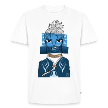 Anime Fille de l’eau - T-shirt Premium bio Homme - blanc - Devant - Nico (187cm)