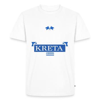 I don't need therapy I just have to go to crete - Men's Premium Organic T-Shirt - white - Front - Nico (187cm)