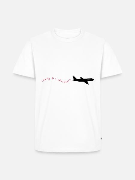 readyforadventure - Men's Premium Organic T-Shirt - white
